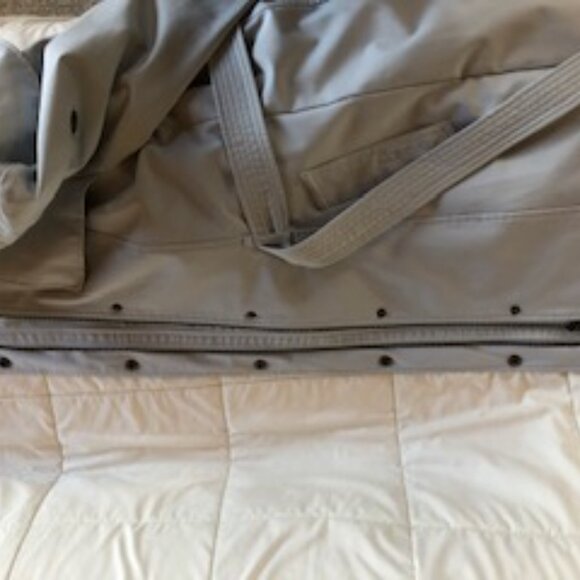 Calvin Klein lined dove grey zippered trench coat - medium - Picture 3 of 16